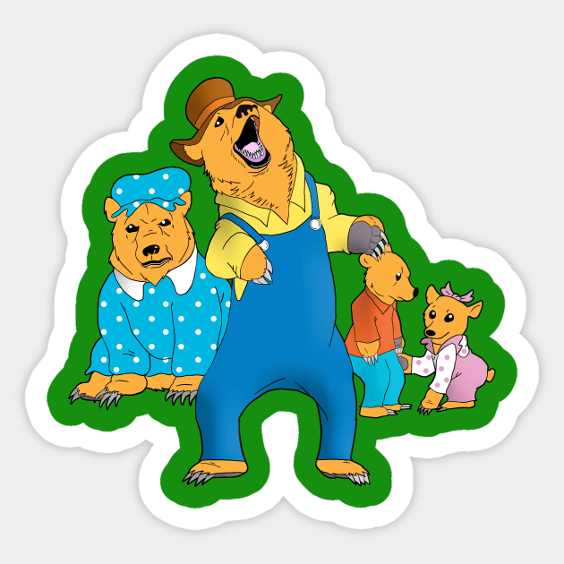 Welcome to Bear Country Sticker by looeyq